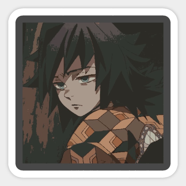 sarcastic Giyuu Tomioka Kimetsu no Yaiba Sticker by BleizerShtorn